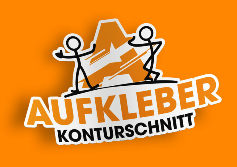 AUFKLEBER mit KONTURSCHNITT | FOLIENPLOTT